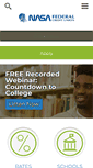 Mobile Screenshot of nasafcu.studentchoice.org