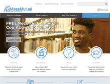 Tablet Screenshot of massmutualfcu.studentchoice.org