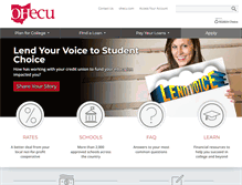 Tablet Screenshot of ohecu.studentchoice.org