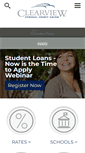 Mobile Screenshot of clearviewfcu.studentchoice.org