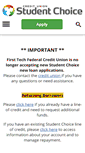 Mobile Screenshot of firsttechfed.studentchoice.org