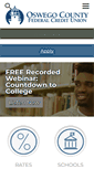 Mobile Screenshot of oswegofcu.studentchoice.org