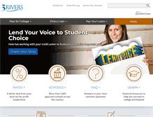 Tablet Screenshot of 3riversfcu.studentchoice.org
