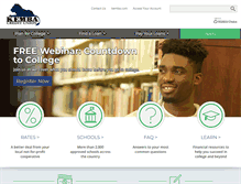 Tablet Screenshot of kembacu.studentchoice.org