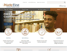 Tablet Screenshot of priorityfirstfcu.studentchoice.org